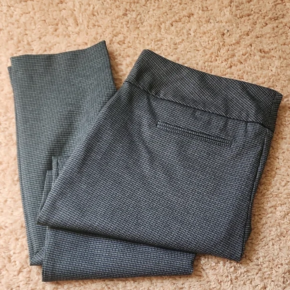 Dalia Gray Dress Pants with Subtle Pinstripe - Picture 1 of 7